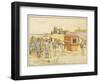 Horse Litter Used by the French General Vauban While Travelling-Eugene Courboin-Framed Art Print