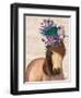 Horse Mad Hatter-Fab Funky-Framed Art Print