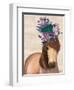 Horse Mad Hatter-Fab Funky-Framed Art Print