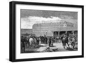 Horse Market Denmark-null-Framed Art Print