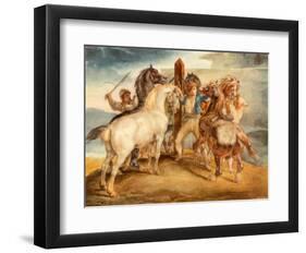 Horse Market-Théodore Géricault-Framed Collectable Print
