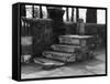 Horse Mounting Steps-null-Framed Stretched Canvas