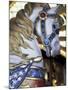 Horse on Carousel in Caras Park, Missoula, Montana, USA-Jamie & Judy Wild-Mounted Photographic Print