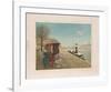 Horse on the River-Jan Balon-Framed Collectable Print