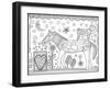 Horse Pepper CB-Jill Mayberg-Framed Giclee Print