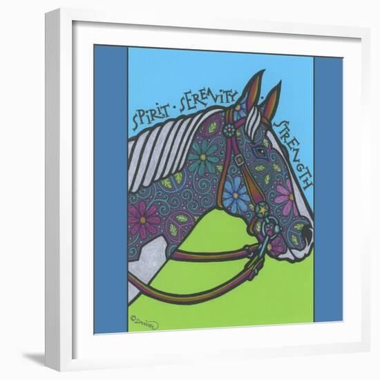 Horse (Pinto)-Denny Driver-Framed Giclee Print