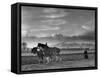 Horse Ploughing-Associated Newspapers-Framed Stretched Canvas