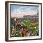 Horse Race, 19th Century-null-Framed Giclee Print