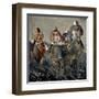 Horse Race 4110-Pol Ledent-Framed Art Print