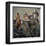 Horse Race 4110-Pol Ledent-Framed Art Print