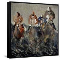 Horse Race 4110-Pol Ledent-Framed Stretched Canvas