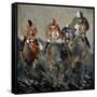 Horse Race 4110-Pol Ledent-Framed Stretched Canvas