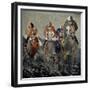 Horse Race 4110-Pol Ledent-Framed Premium Giclee Print