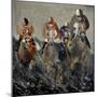 Horse Race 4110-Pol Ledent-Mounted Premium Giclee Print