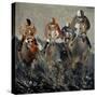 Horse Race 4110-Pol Ledent-Stretched Canvas