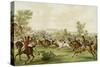 Horse Race - coloured engraving by Debucourt-Philibert-Louis Debucourt-Stretched Canvas