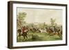 Horse Race - coloured engraving by Debucourt-Philibert-Louis Debucourt-Framed Giclee Print