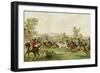 Horse Race - coloured engraving by Debucourt-Philibert-Louis Debucourt-Framed Giclee Print