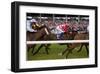 Horse race in Ballinrobe, County Mayo, Connacht, Ireland-null-Framed Art Print