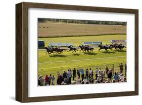 Horse race in Ballinrobe, County Mayo, Connacht, Ireland-null-Framed Art Print
