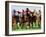 Horse Race in Motion-Peter Walton-Framed Premium Photographic Print