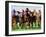 Horse Race in Motion-Peter Walton-Framed Premium Photographic Print