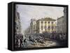 Horse Race in Via Del Corso in Rome, Full Colour Print, Italy, 18th Century-null-Framed Stretched Canvas