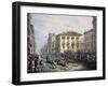 Horse Race in Via Del Corso in Rome, Full Colour Print, Italy, 18th Century-null-Framed Giclee Print