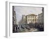 Horse Race in Via Del Corso in Rome, Full Colour Print, Italy, 18th Century-null-Framed Giclee Print