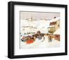 Horse Race in Winter-Clarence Alphonse Gagnon-Framed Premium Giclee Print