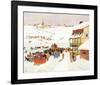 Horse Race in Winter-Clarence Alphonse Gagnon-Framed Premium Giclee Print