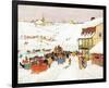 Horse Race in Winter-Clarence Alphonse Gagnon-Framed Premium Giclee Print