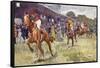 Horse Race, Ludwic Koch-Ludwic Koch-Framed Stretched Canvas