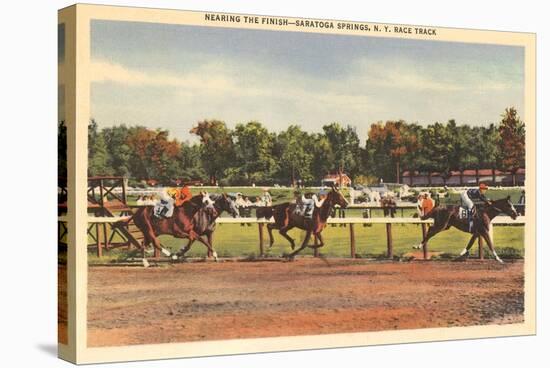 Horse Race, Saratoga Springs, New York-null-Stretched Canvas