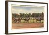 Horse Race, Saratoga Springs, New York-null-Framed Art Print