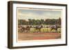 Horse Race, Saratoga Springs, New York-null-Framed Premium Giclee Print