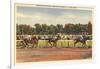 Horse Race, Saratoga Springs, New York-null-Framed Art Print