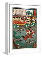 Horse Race - Tokaido No Uchi-Yoshitsuya Utagawa-Framed Giclee Print