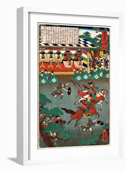 Horse Race - Tokaido No Uchi-Yoshitsuya Utagawa-Framed Giclee Print