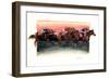 Horse Race-Dean Bruce-Framed Art Print