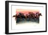 Horse Race-Dean Bruce-Framed Art Print