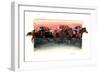 Horse Race-Dean Bruce-Framed Art Print