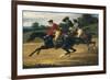 Horse Race-Théodore Géricault-Framed Art Print