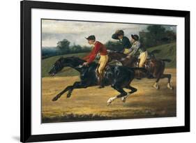 Horse Race-Théodore Géricault-Framed Premium Giclee Print