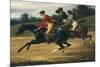 Horse Race-Théodore Géricault-Mounted Premium Giclee Print