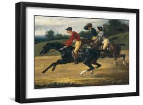 Horse Race-Théodore Géricault-Framed Art Print