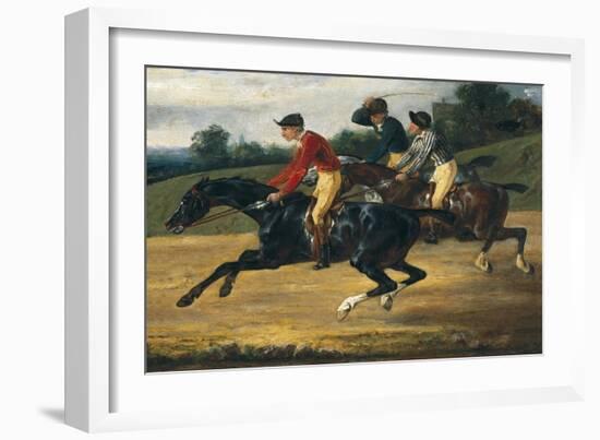 Horse Race-Théodore Géricault-Framed Art Print