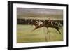 Horse Races in the Cascine, Florence, Italy, 1909-Max Liebermann-Framed Giclee Print