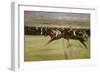 Horse Races in the Cascine, Florence, Italy, 1909-Max Liebermann-Framed Giclee Print