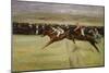 Horse Races in the Cascine, Florence, Italy, 1909-Max Liebermann-Mounted Giclee Print